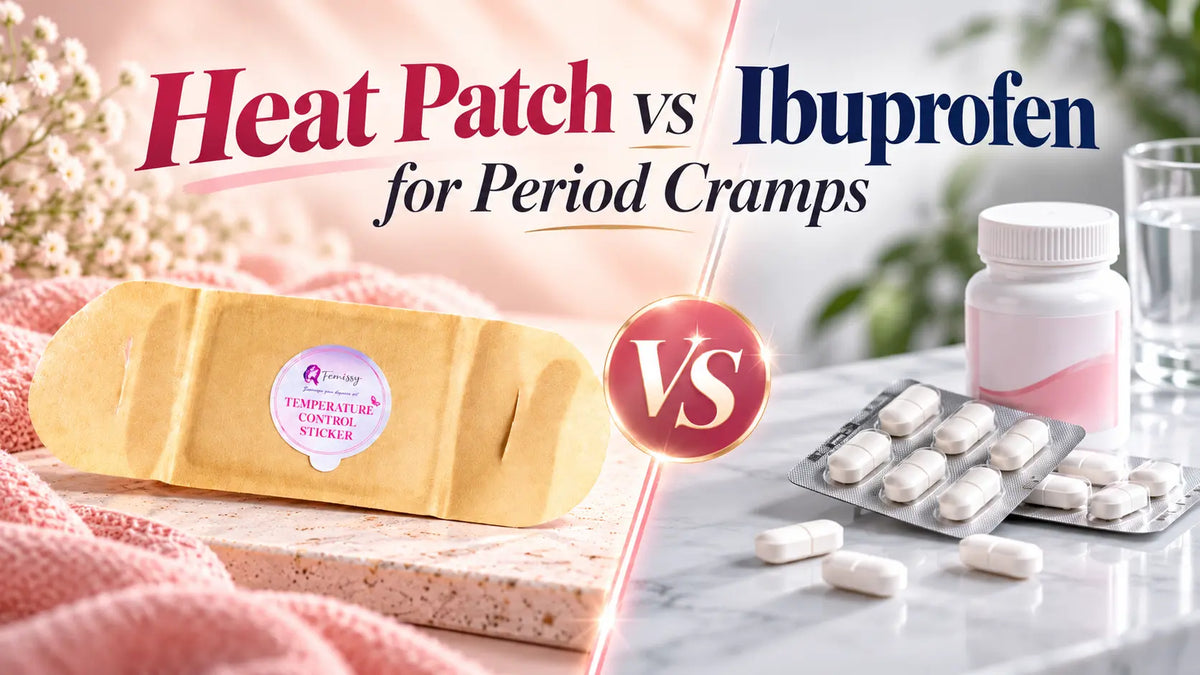 Heat Patch vs Ibuprofen for Period Cramps: What the Research Says