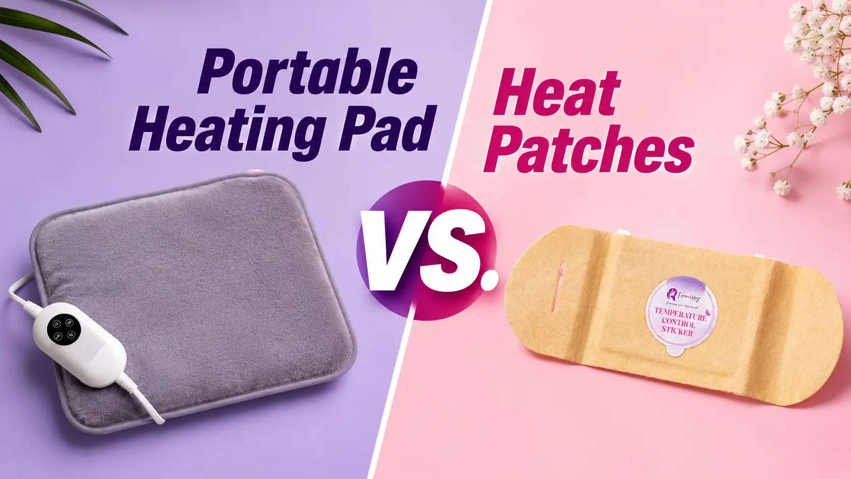 Portable Heating Pad vs. Heat Patches: Which Is Better for Period Cramps?