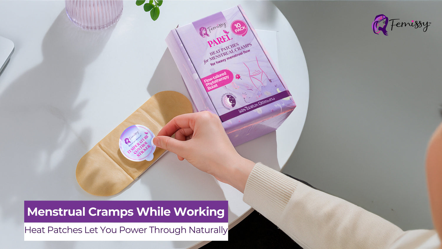 Menstrual Cramps While Working? These Heat Patches Let You Power Through Naturally