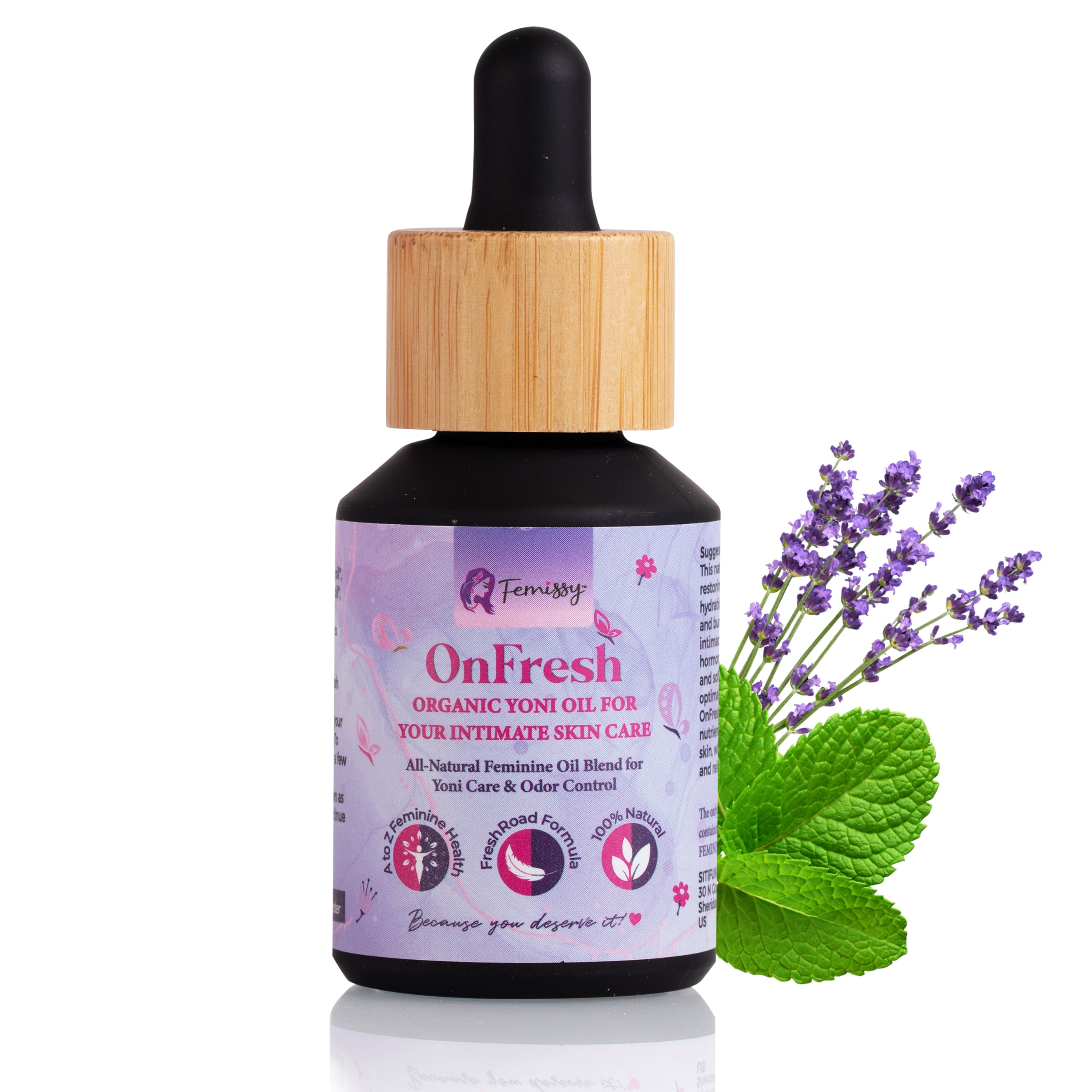 OnFresh Organic Yoni Oil - Eliminate Vaginal Odor and Restore Feminine Confidence