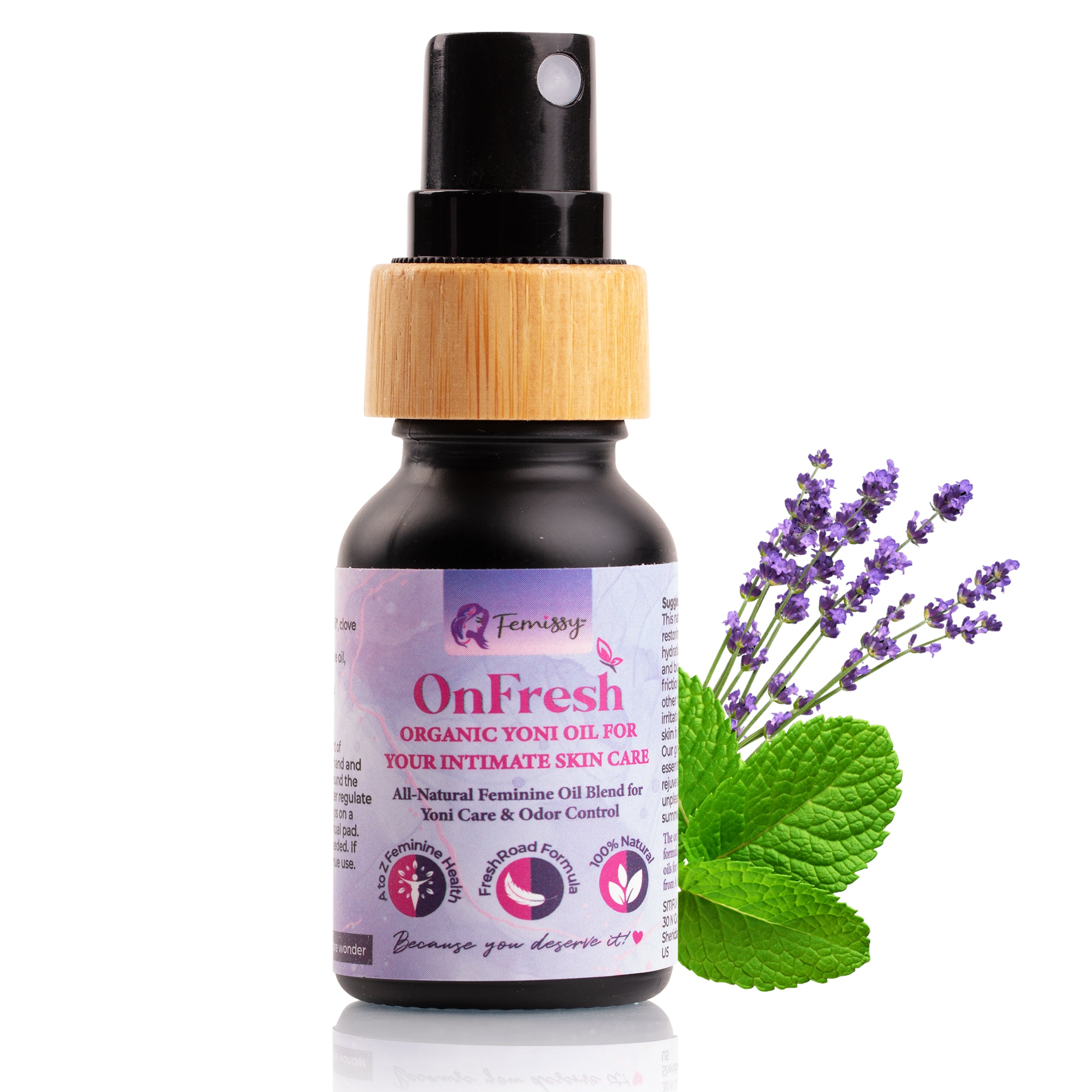 OnFresh Organic Yoni Oil - Eliminate Vaginal Odor and Restore Feminine Confidence