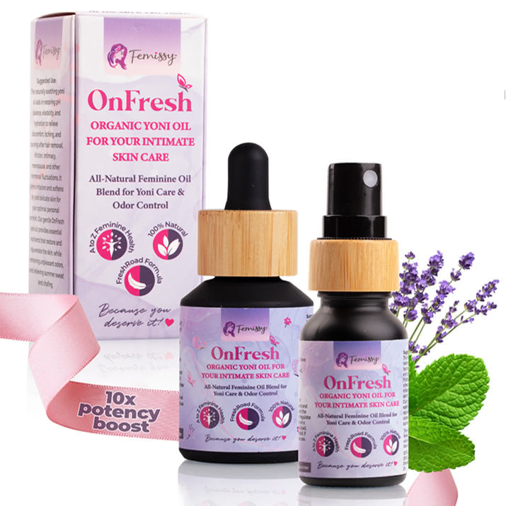 OnFresh Organic Yoni Oil - Eliminate Vaginal Odor and Restore Feminine Confidence